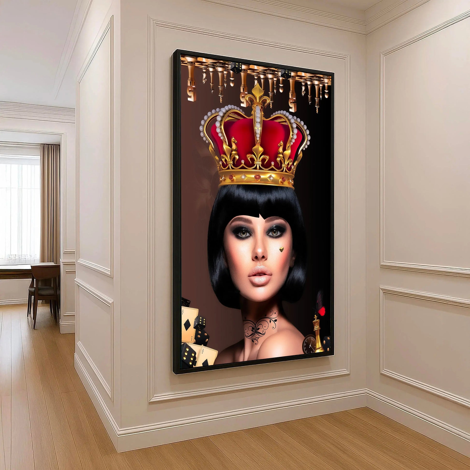 Queen V L'Échec et Mat — Priscilla Vezzit Ferreira — Fine Art — La Maison Saint Esprit Grand Format